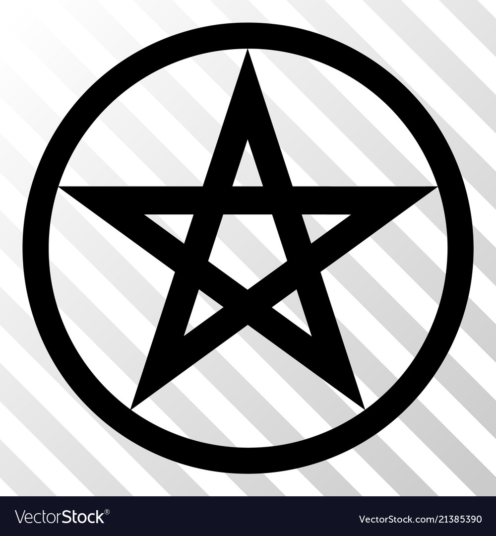 Detail Pentacle Vector Nomer 3