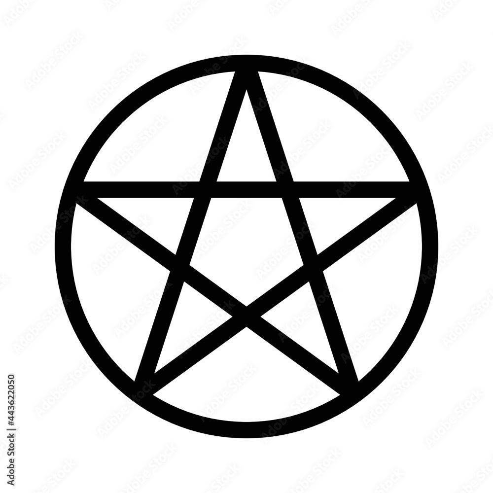 Detail Pentacle Vector Nomer 25