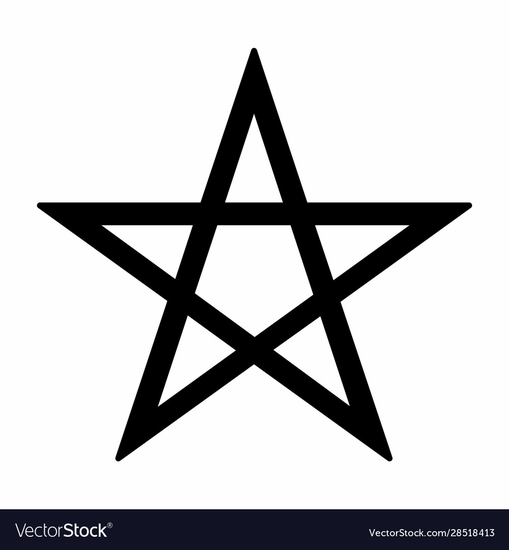 Detail Pentacle Vector Nomer 29