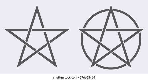 Detail Pentacle Vector Nomer 33