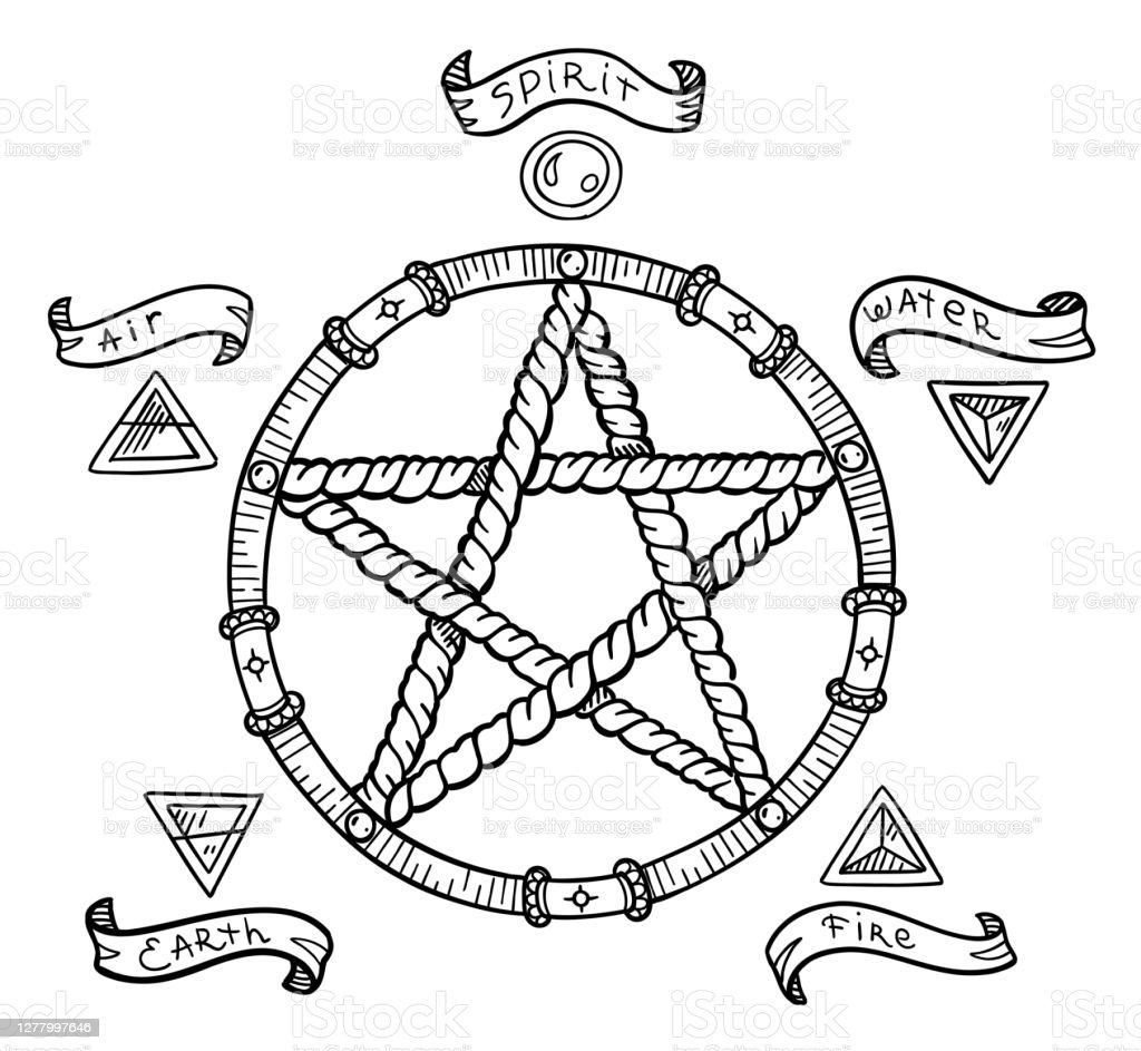 Detail Pentacle Vector Nomer 47