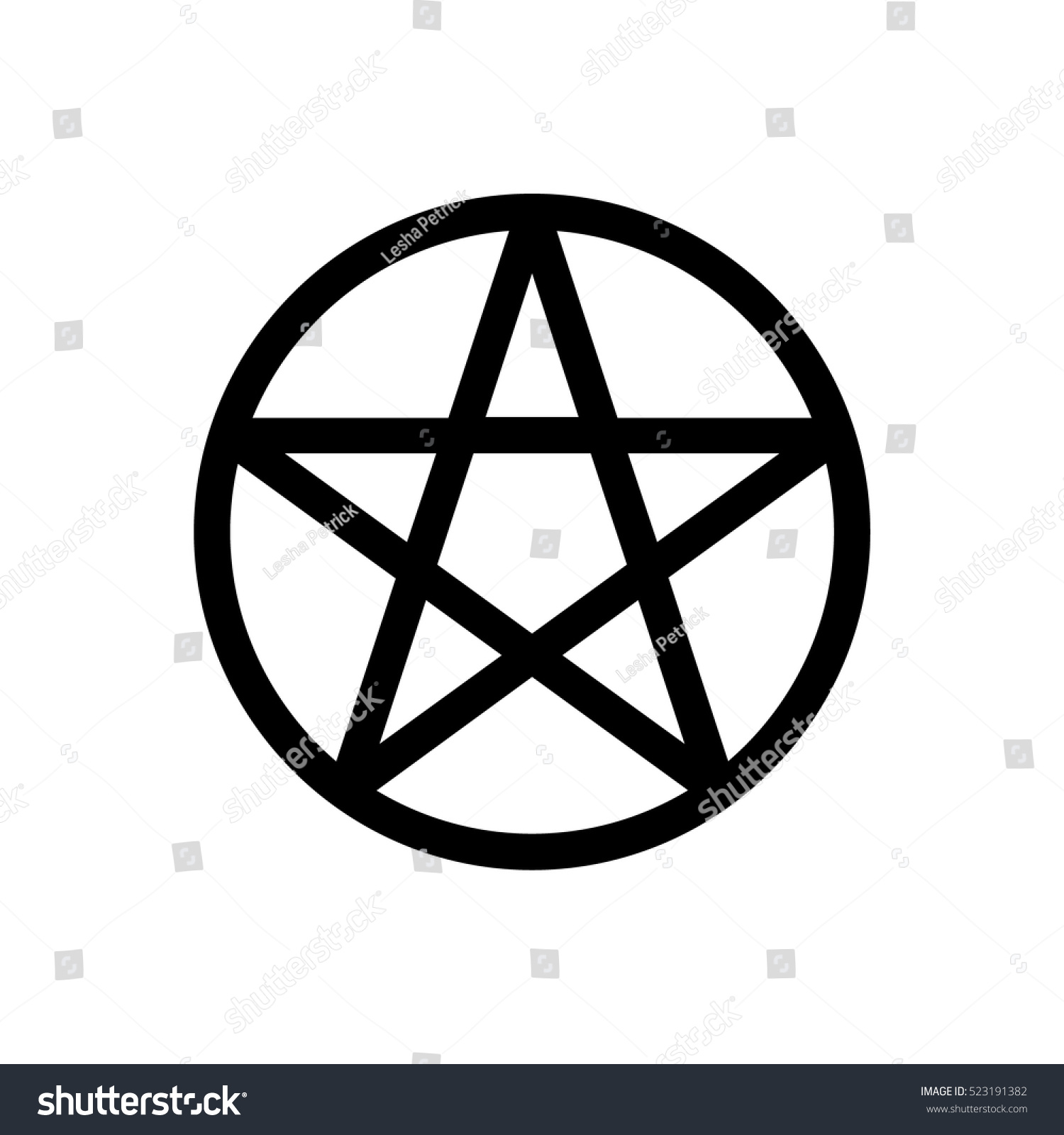 Detail Pentacle Vector Nomer 52