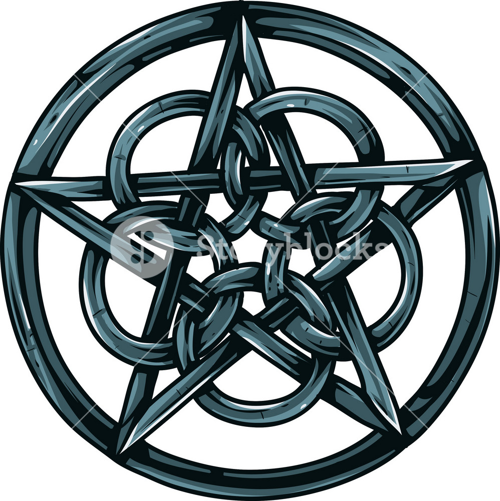 Detail Pentacle Vector Nomer 57