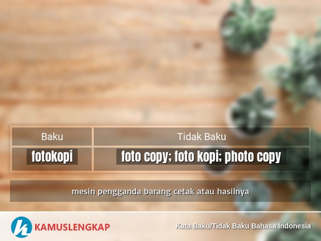 Detail Penulisan Foto Copy Yang Benar Nomer 6