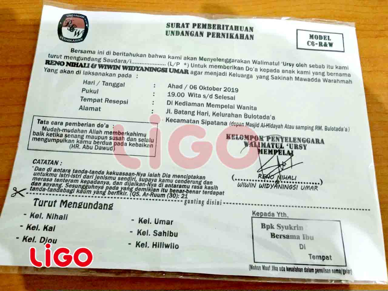 Detail Penulisan Nama Tamu Undangan Pernikahan Yang Benar Nomer 27