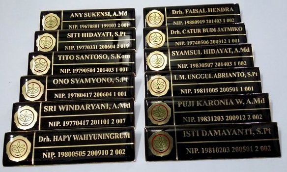 Macam Macam Name Tag - KibrisPDR