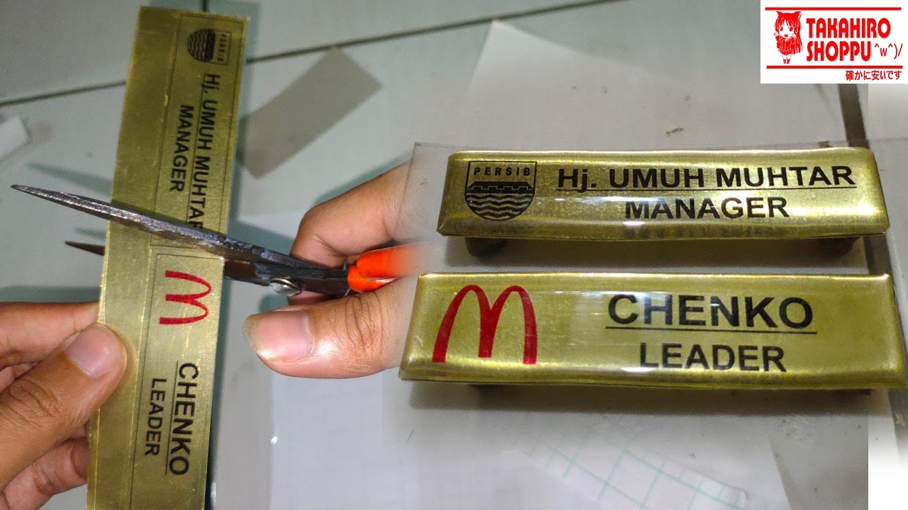 Detail Macam Macam Name Tag Nomer 33