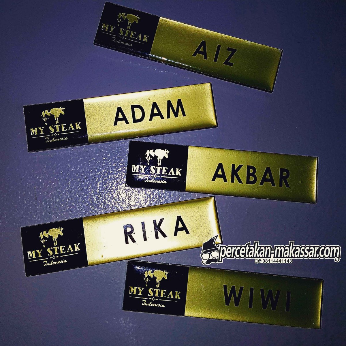 Detail Macam Macam Name Tag Nomer 45