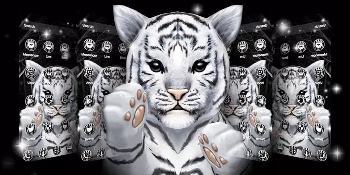 Detail Macan Putih Wallpaper 3d Nomer 26