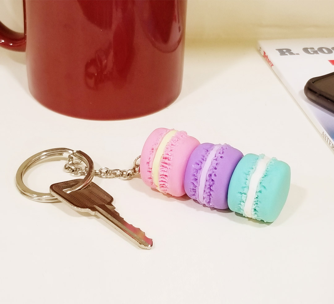 Detail Macaron Keychain Nomer 35