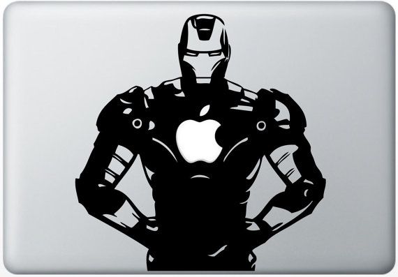 Detail Macbook Ironman Sticker Nomer 34