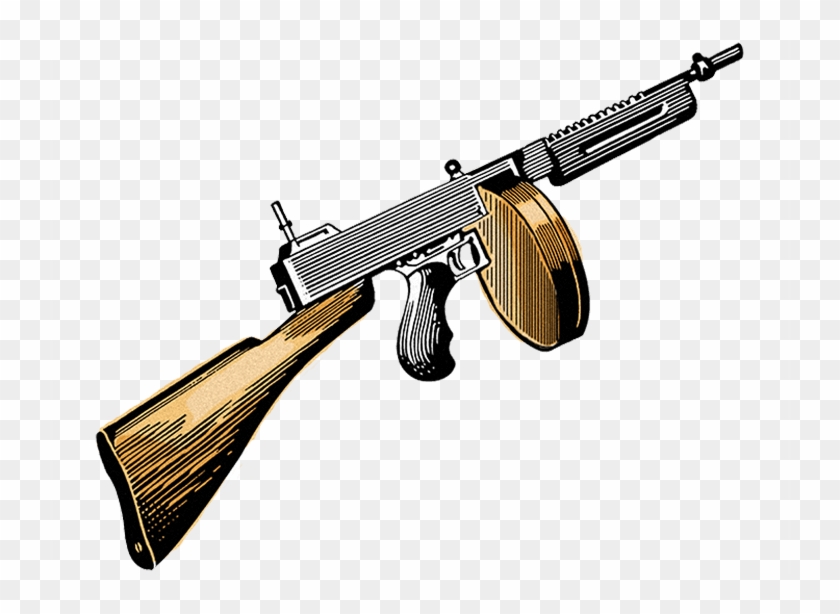 Detail Machine Gun Clip Art Nomer 19