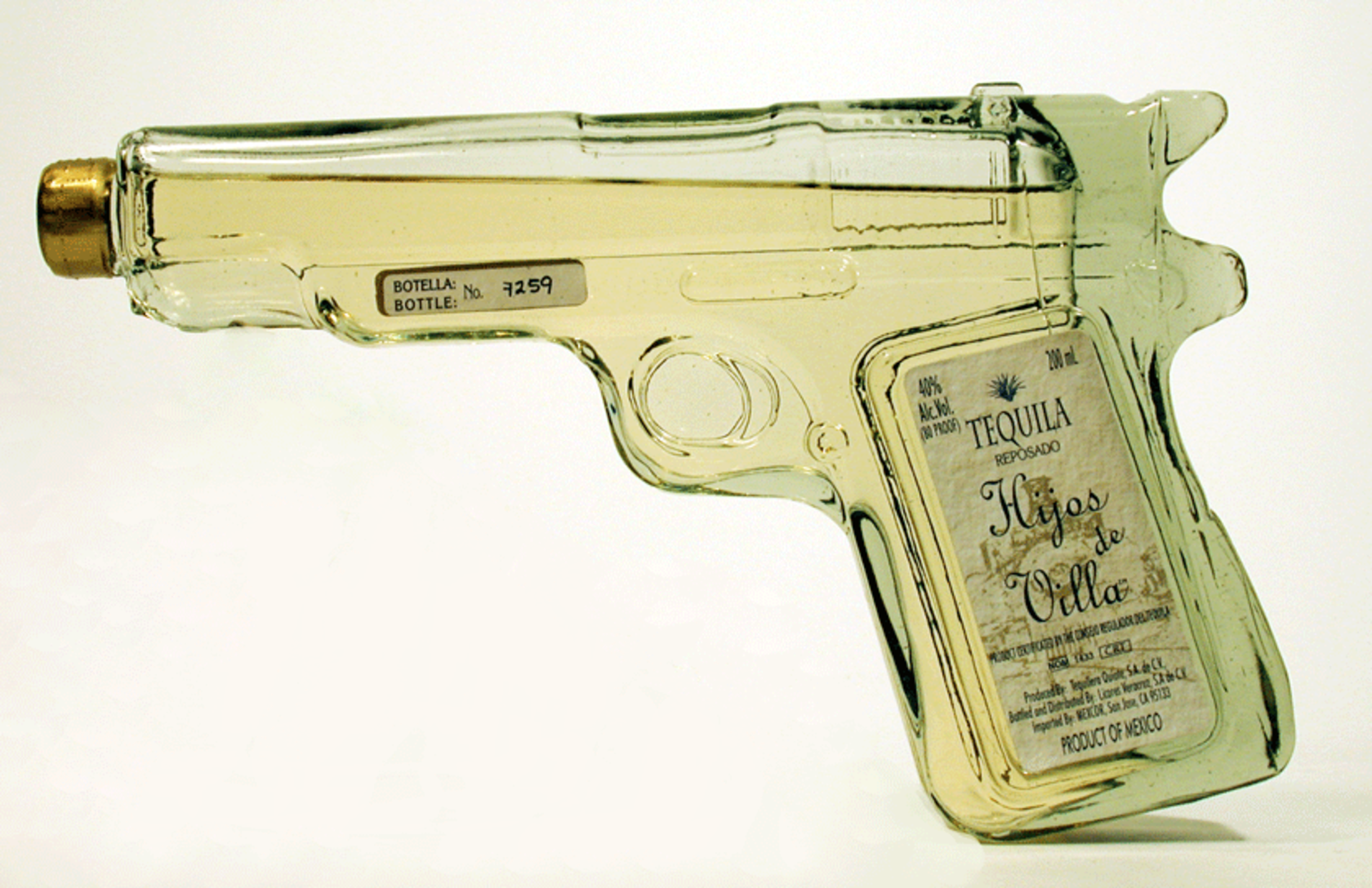 Detail Machine Gun Tequila Bottle Nomer 21