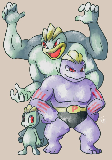 Detail Machop Machoke Machamp Nomer 20