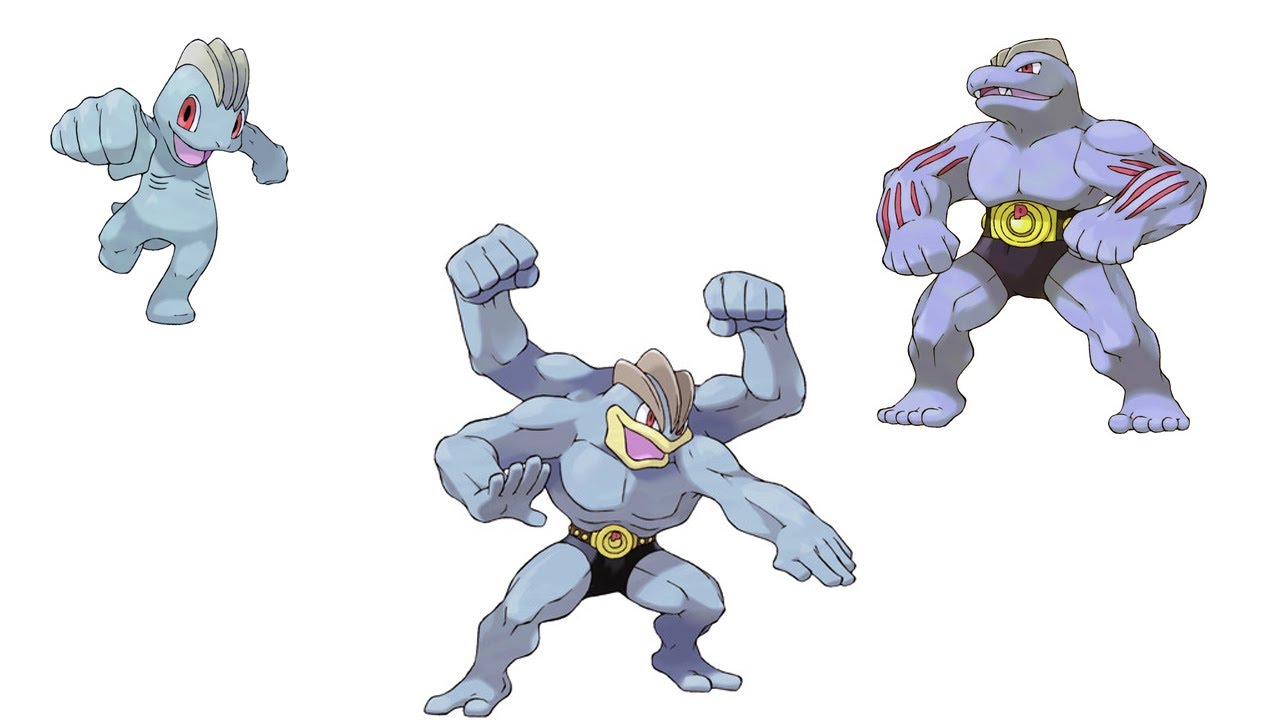 Detail Machop Machoke Machamp Nomer 3