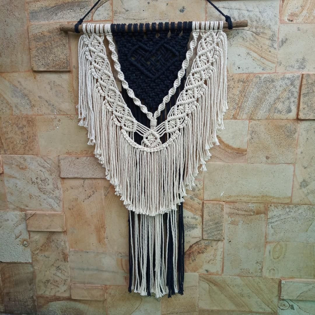 Detail Macrame Hiasan Dinding Nomer 16