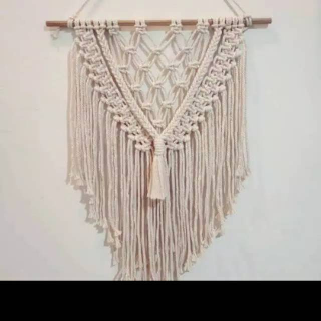 Detail Macrame Hiasan Dinding Nomer 3