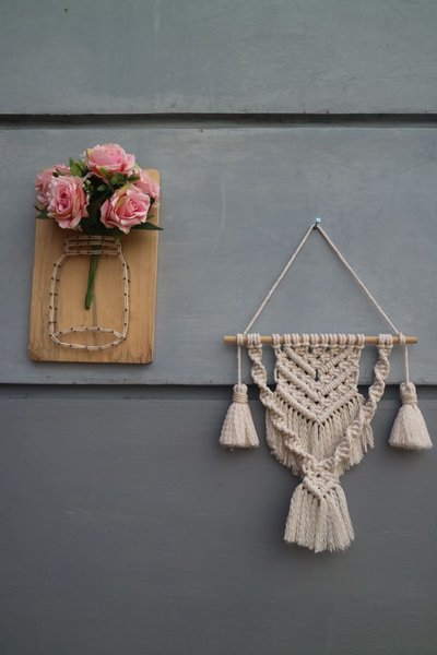 Detail Macrame Hiasan Dinding Nomer 33