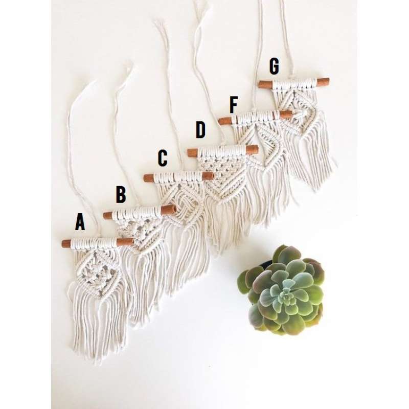 Detail Macrame Hiasan Dinding Nomer 34