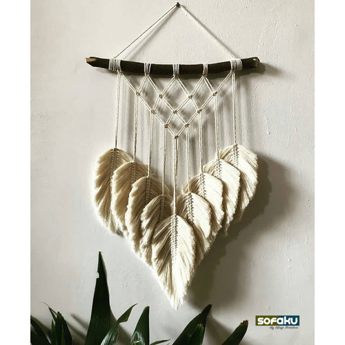 Detail Macrame Hiasan Dinding Nomer 37