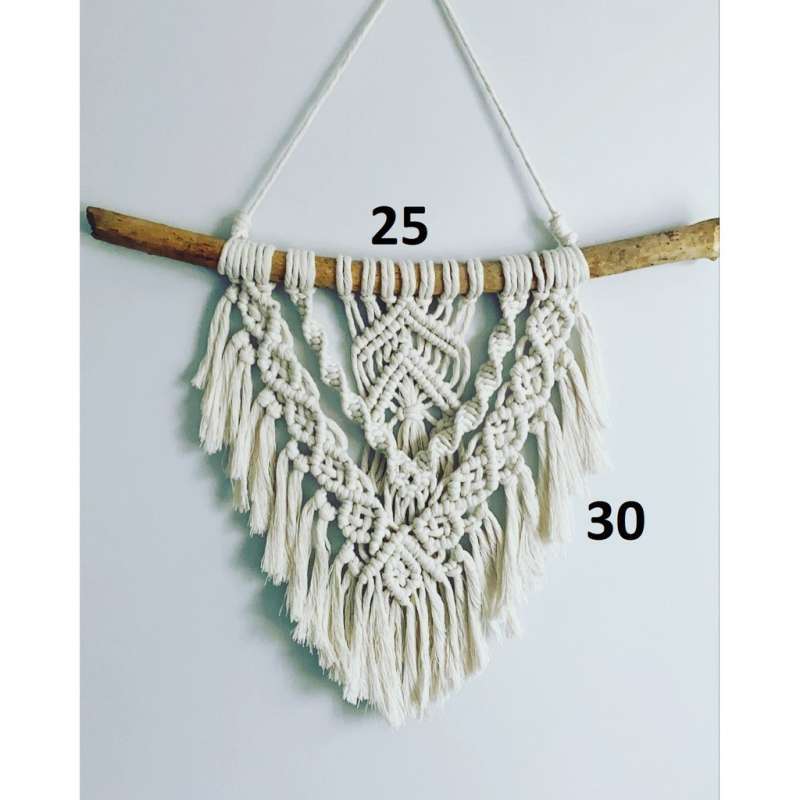 Detail Macrame Hiasan Dinding Nomer 45