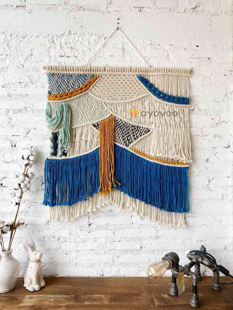 Detail Macrame Hiasan Dinding Nomer 52