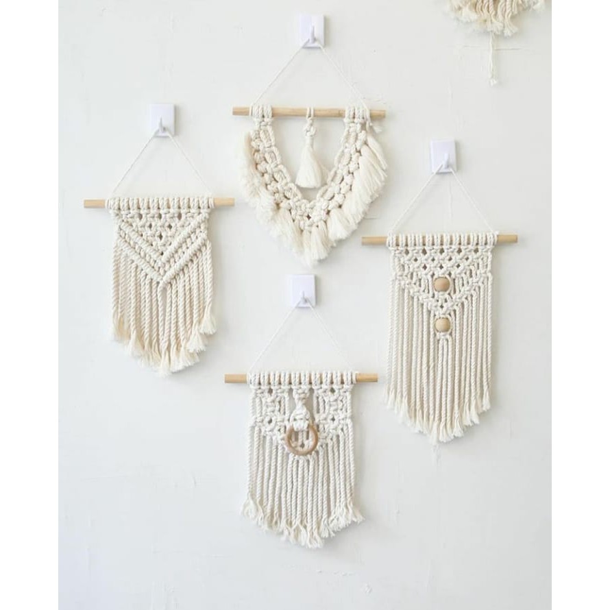 Detail Macrame Hiasan Dinding Nomer 9