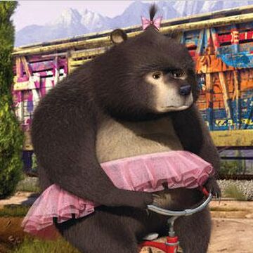 Madagascar 3 Bear On Motorcycle - KibrisPDR