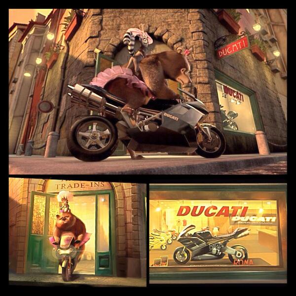 Detail Madagascar 3 Bear On Motorcycle Nomer 11