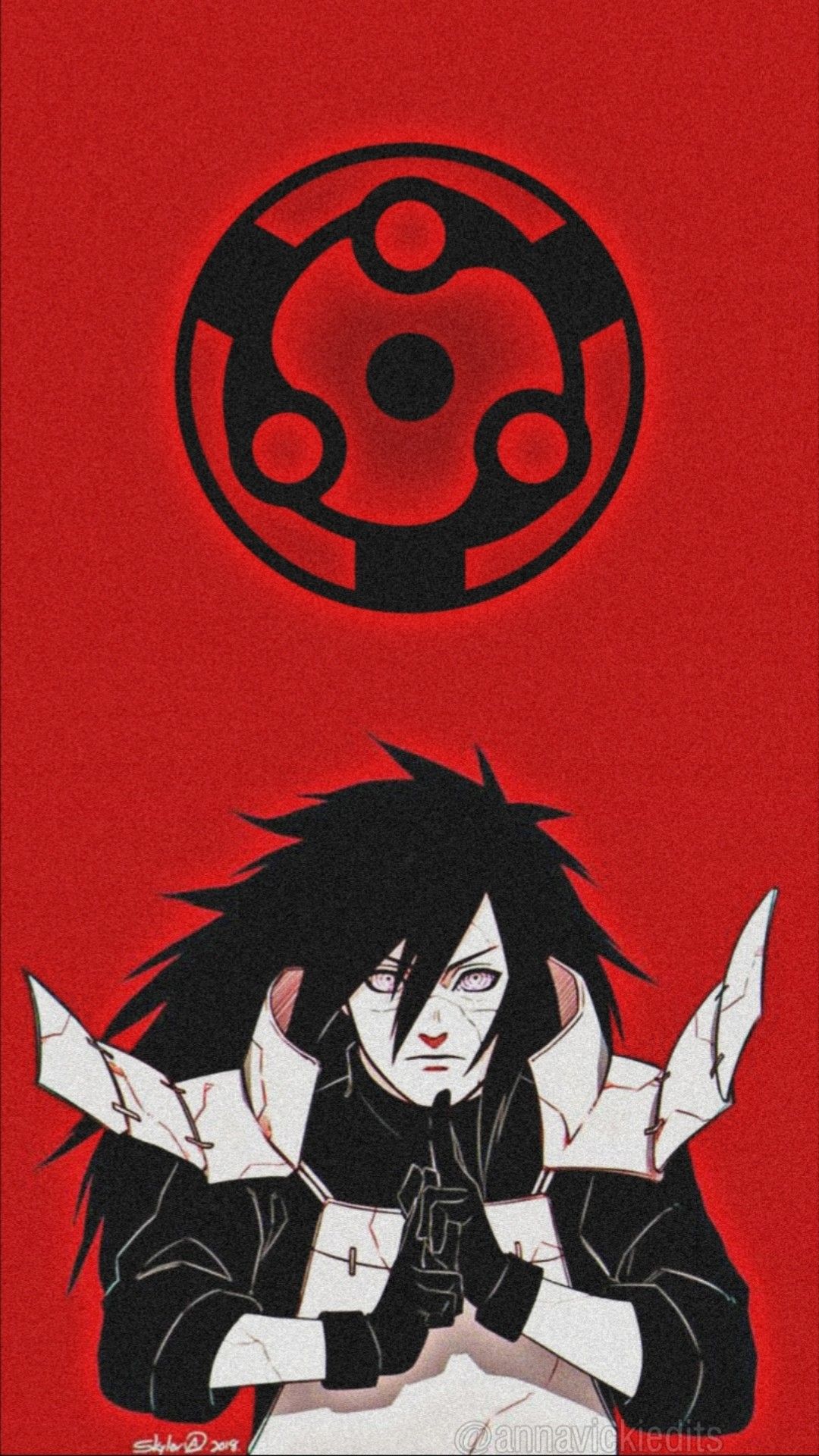 Madara Uchiha Sharingan Lockscreen - KibrisPDR