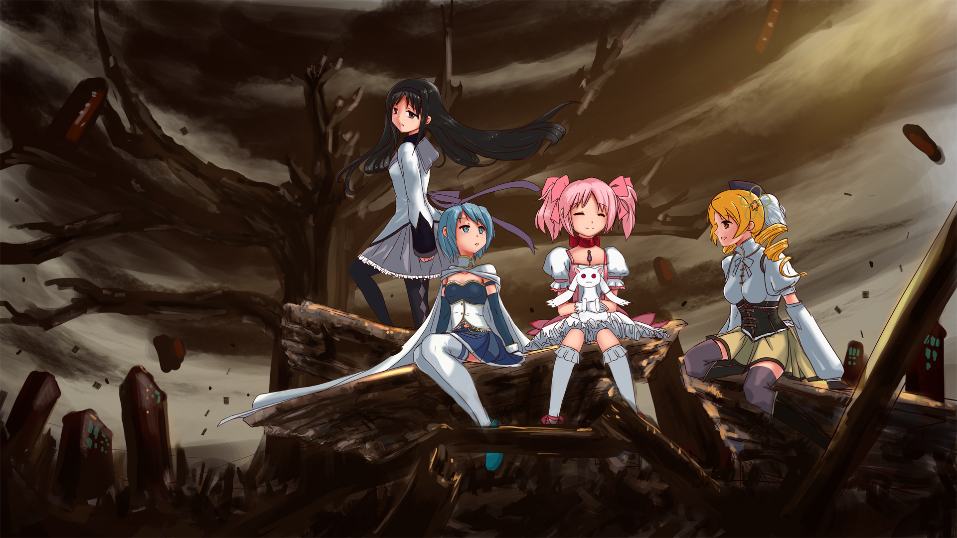 Detail Madoka Magica Wallpaper Nomer 18