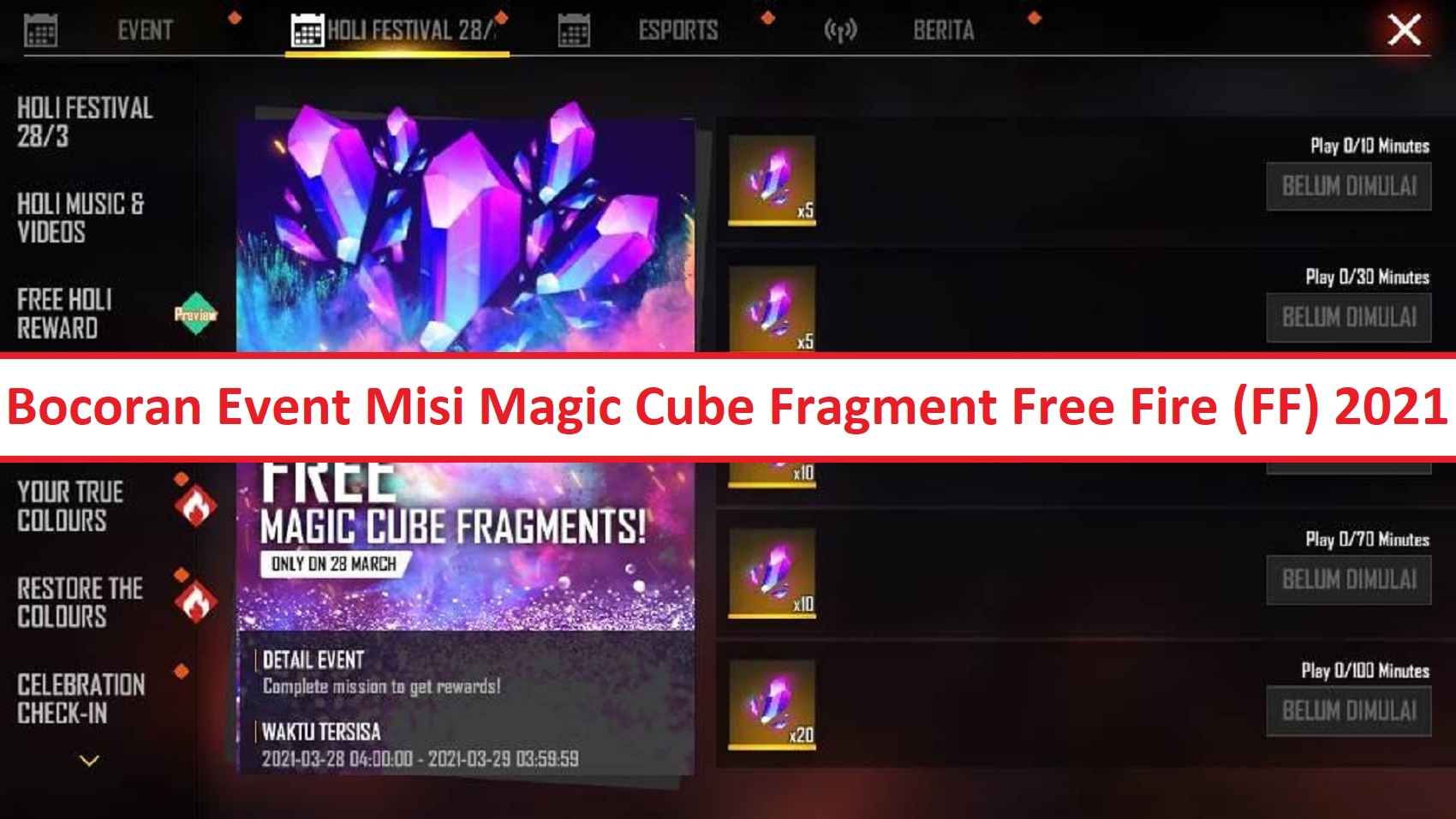 Detail Magic Cube Ff Gratis 2021 Nomer 11
