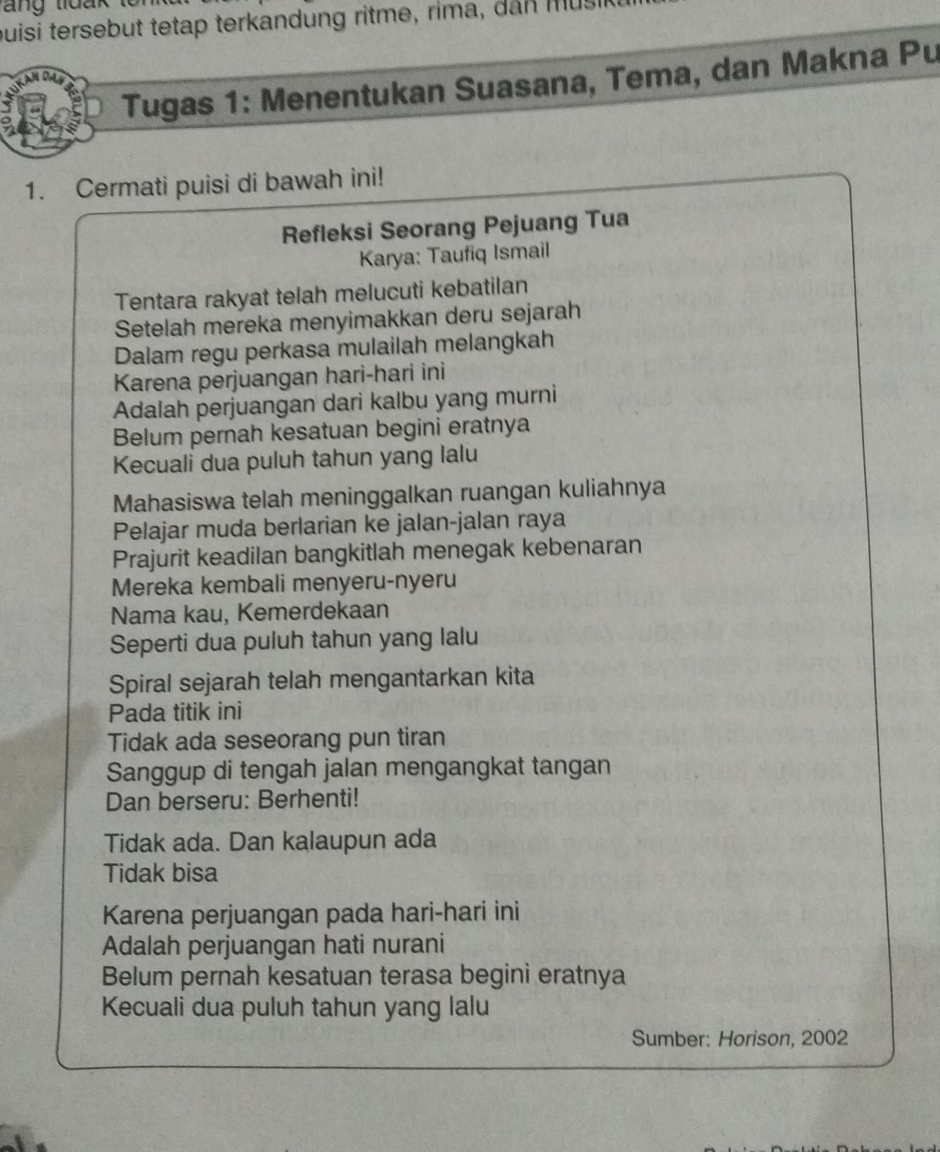 Detail Penulisan Puisi Yang Benar Nomer 11