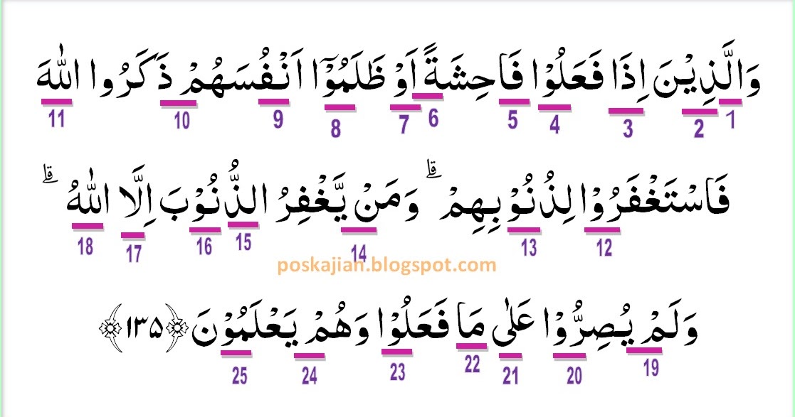 Detail Penulisan Quran Surat Nomer 51