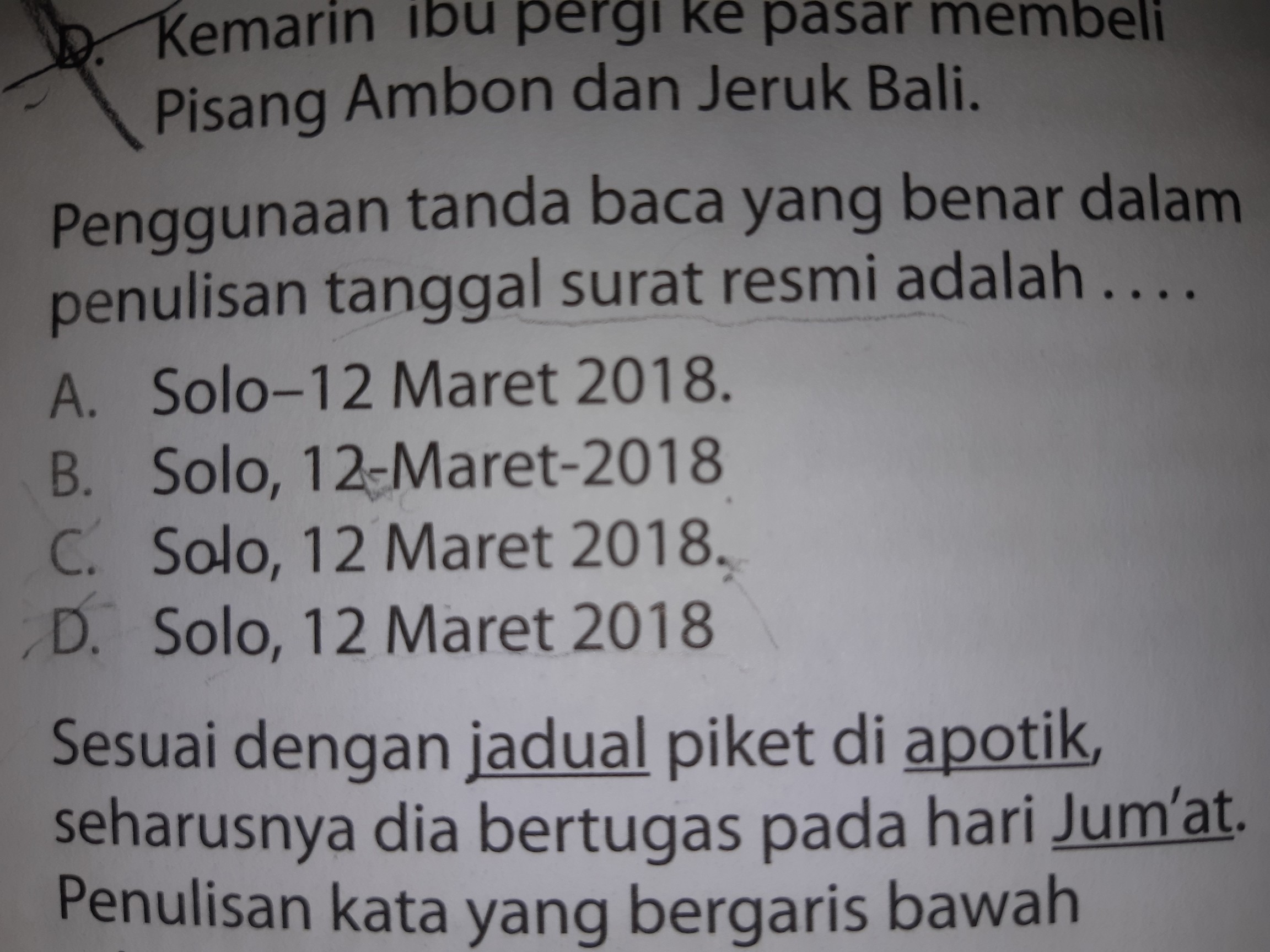 Detail Penulisan Tanggal Surat Nomer 15