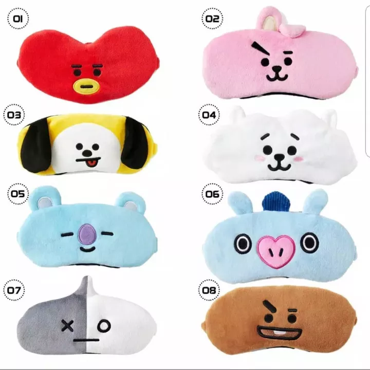 Detail Penutup Mata Tidur Bt21 Nomer 23