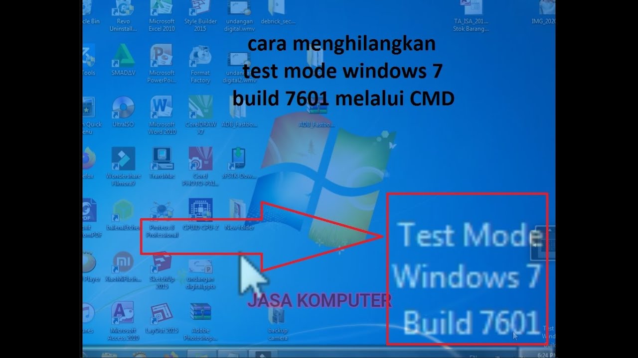 Detail Penyebab Test Mode Windows 7 Build 7600 Nomer 10