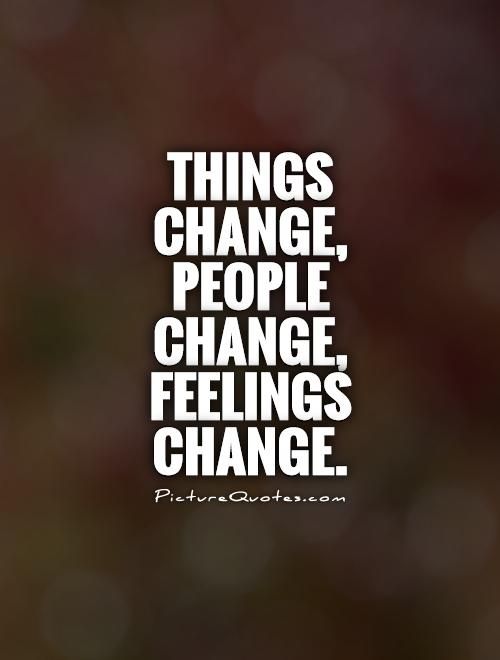 People Change Feelings Change - KibrisPDR