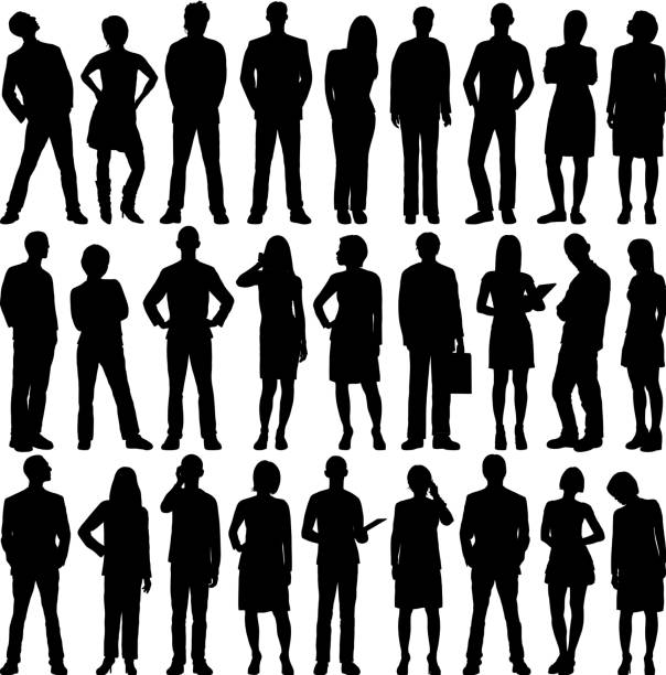 Detail People Clipart Silhouette Nomer 31