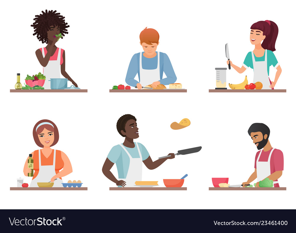 Detail People Cooking Png Nomer 40