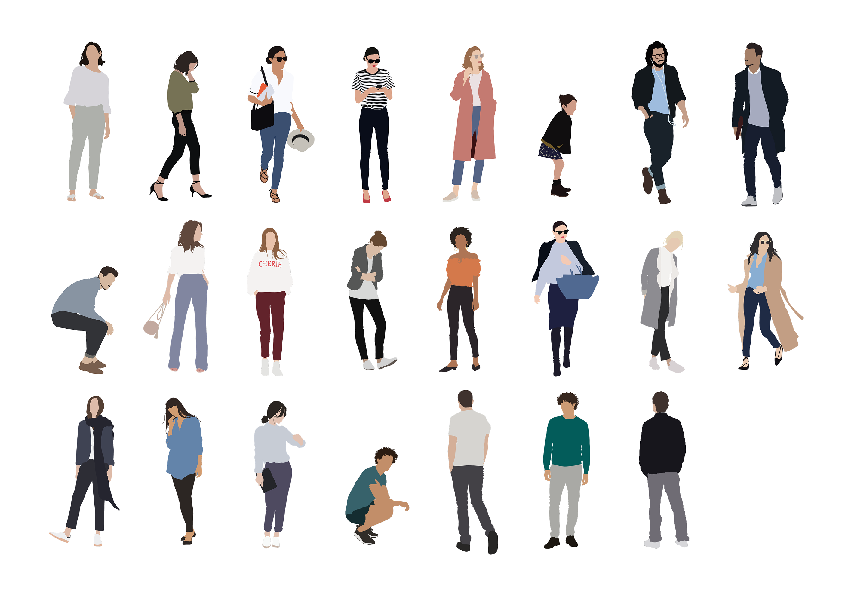 People Flat Png - KibrisPDR