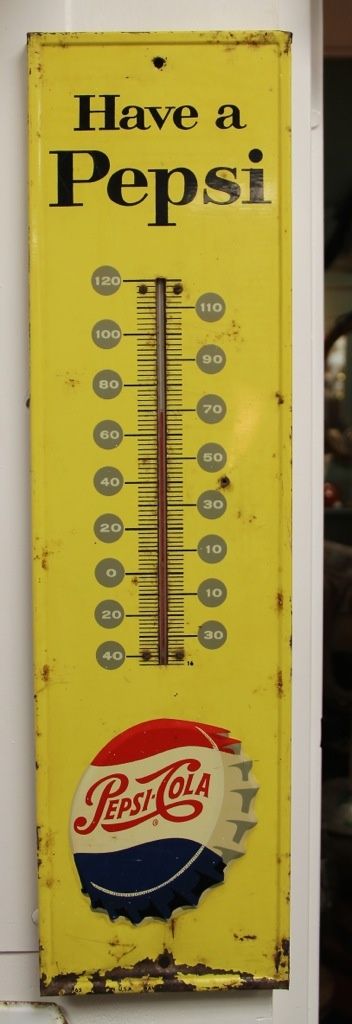 Detail Pepsi Thermometer Sign Nomer 16