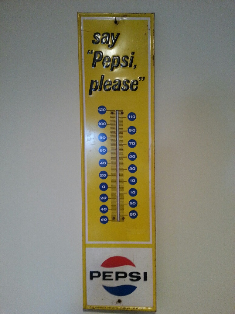 Detail Pepsi Thermometer Sign Nomer 26