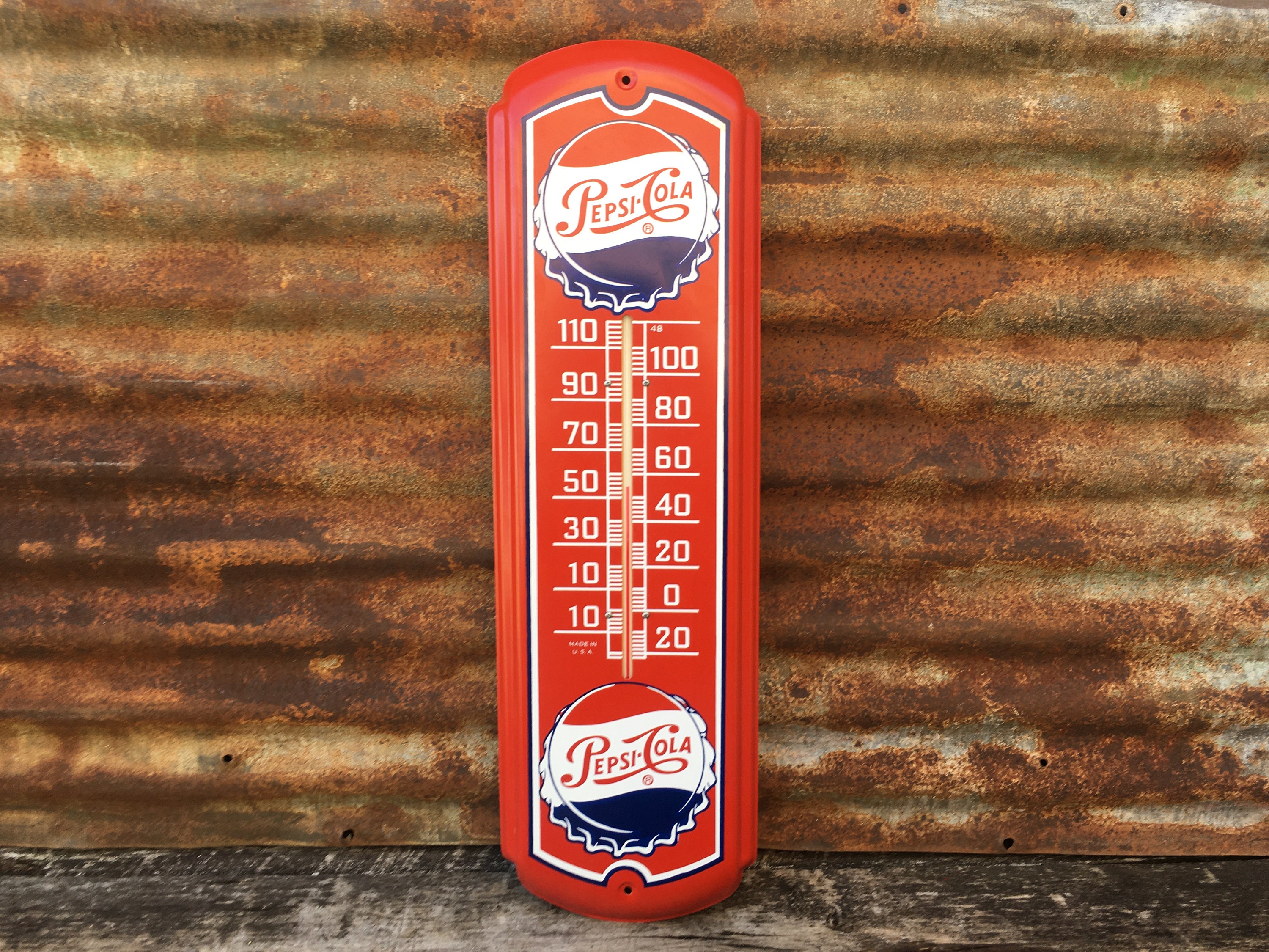 Detail Pepsi Thermometer Sign Nomer 31