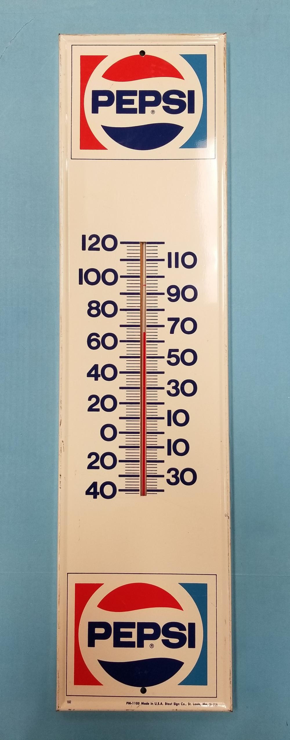 Detail Pepsi Thermometer Sign Nomer 37