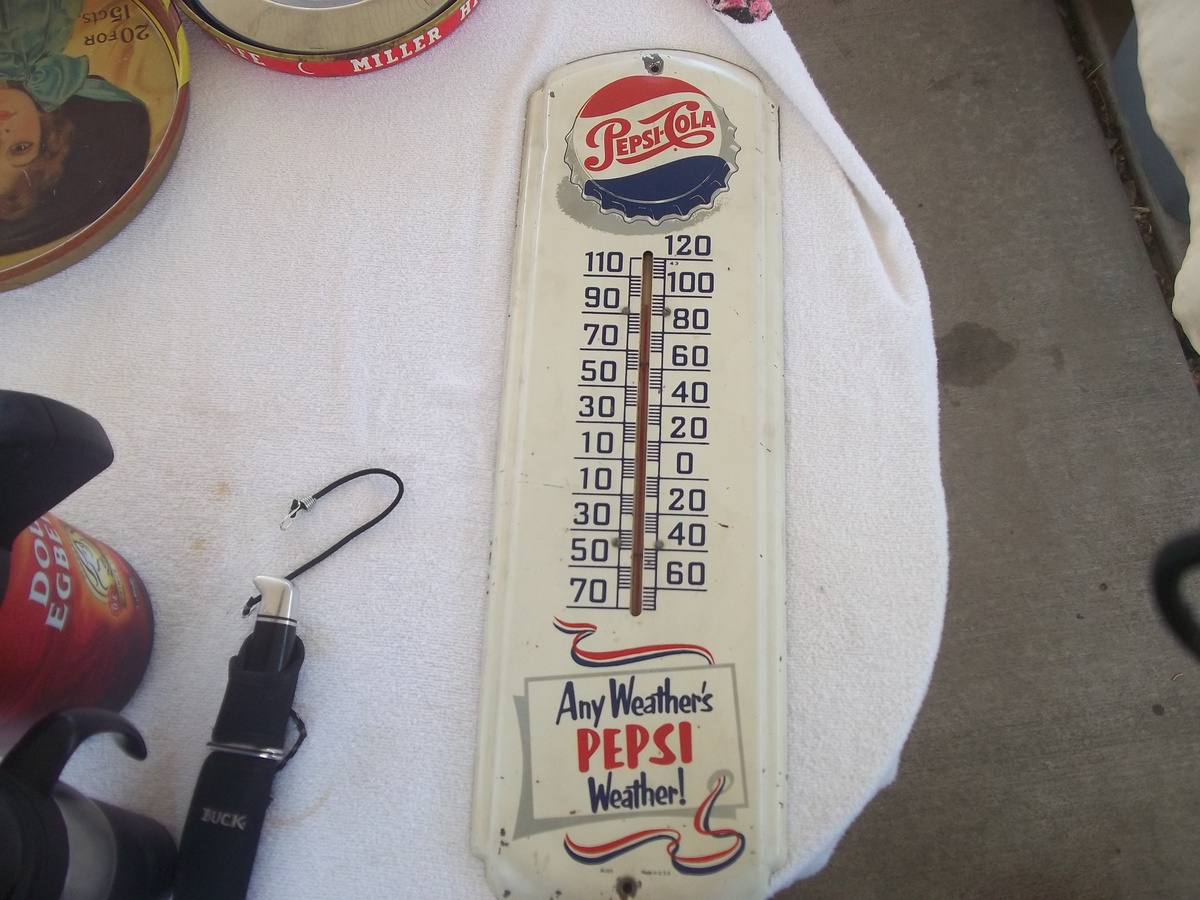 Detail Pepsi Thermometer Sign Nomer 46