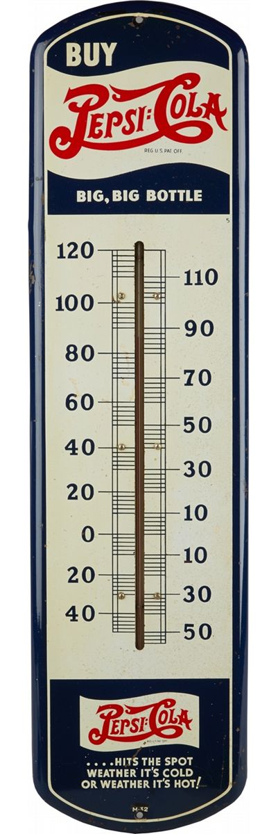 Detail Pepsi Thermometer Sign Nomer 57