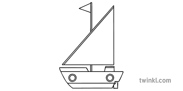 Detail Perahu Hitam Putih Nomer 33