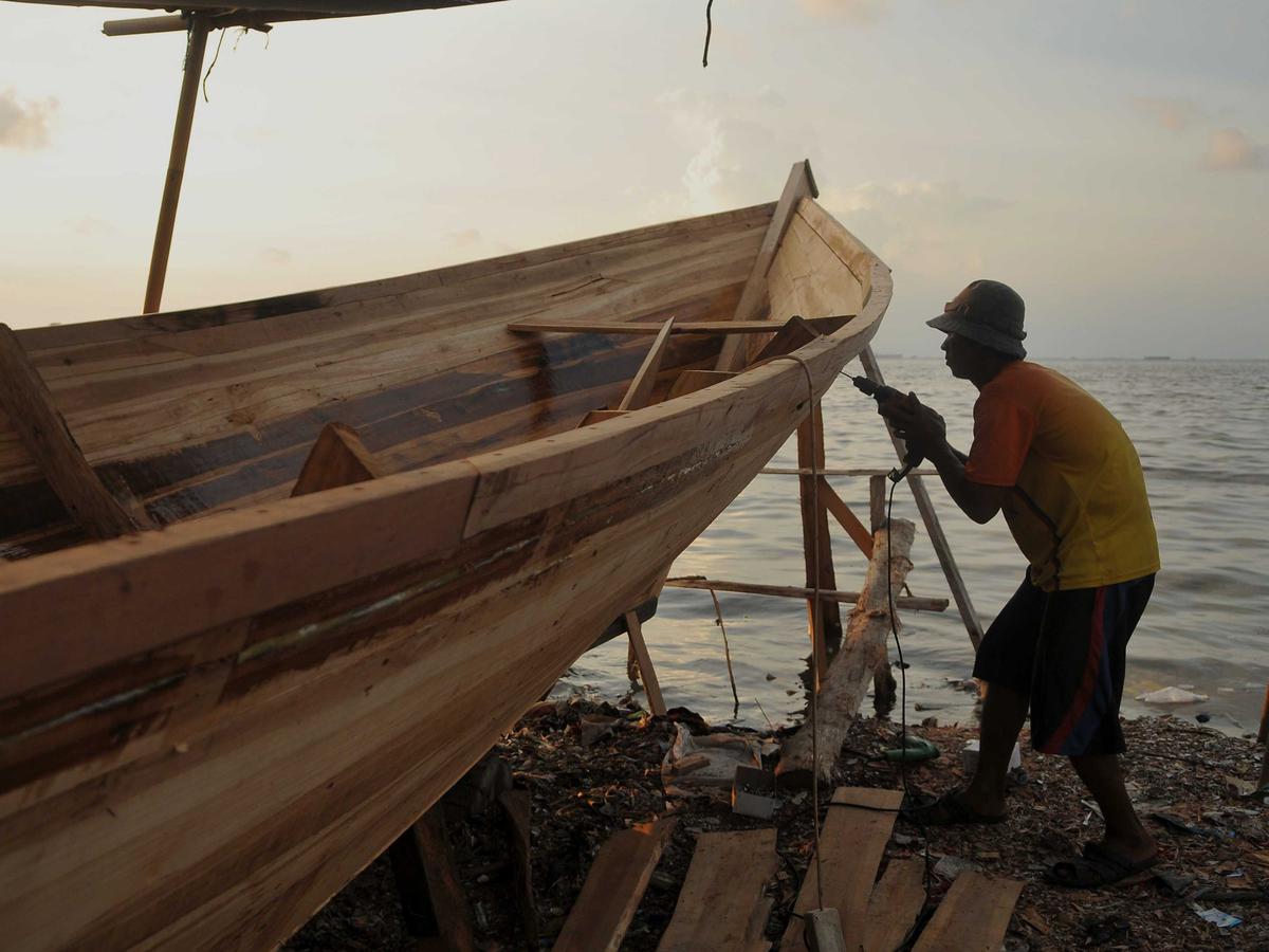 Detail Perahu Kayu Nelayan Nomer 2