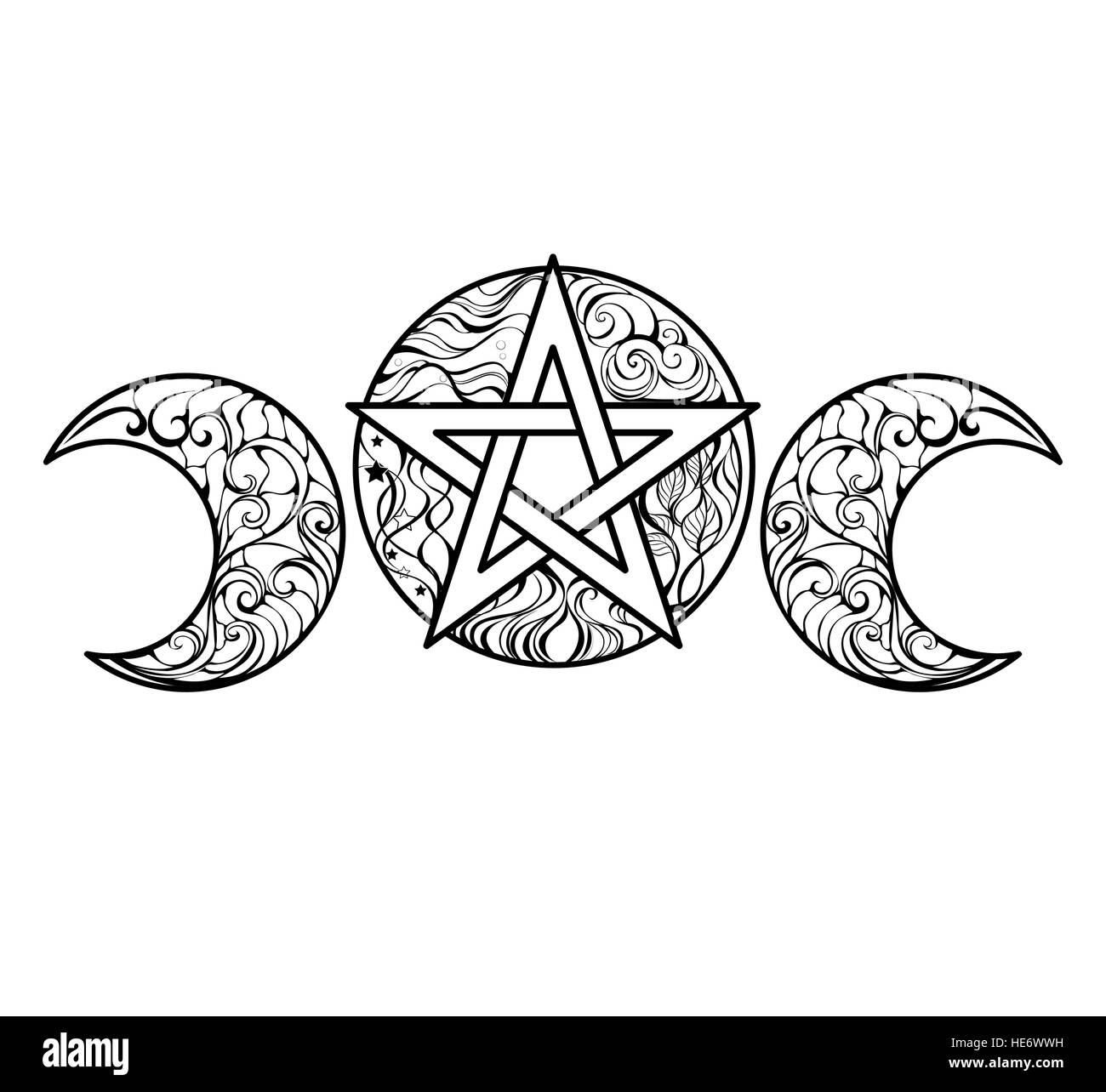 Detail Magical Pentagram Nomer 18